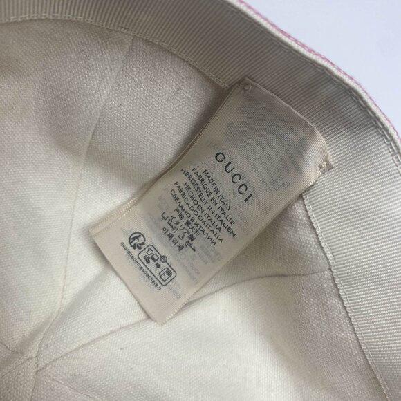 Gucci GG Pink Canvas Baseball Bat Size Medium - Picture 7 of 9